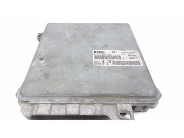 Блок управления двигателя 0281001589, 9628607180   Peugeot 605