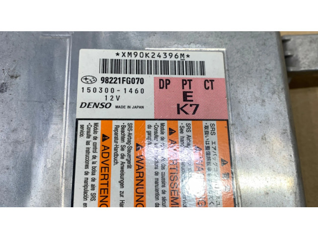Блок подушек безопасности 1503001460, XM90K24396M   Subaru Impreza III