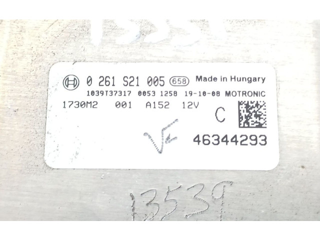Řídící jednotka 46344293, 0261S21005   Alfa Romeo Giulietta 2020