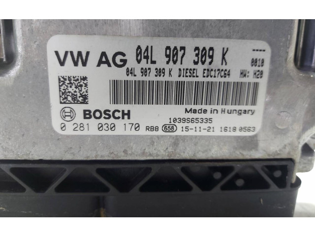 Блок управления двигателем Блок управления 04L907309K   Volkswagen Tiguan