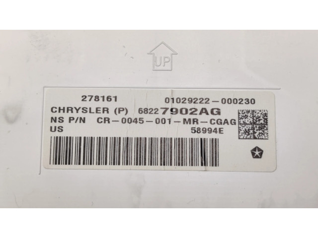 Přístrojová deska  Chrysler Pacifica 2017 68227902AG, P68227902AG  