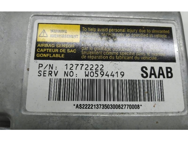 Блок подушек безопасности 12772222   Saab 9-5