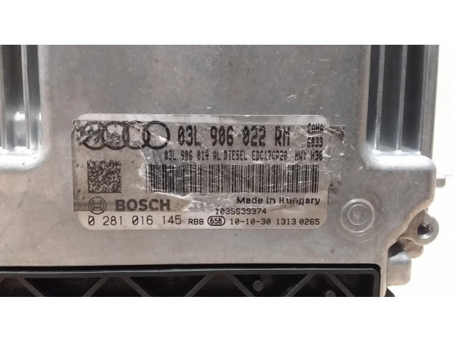 Блок управления двигателя 03L906022RM, 03L906019AL   Audi A4 S4 B8 8K