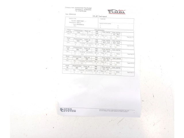 Vstřikovač 0445110251   Volvo XC90     