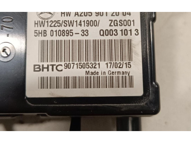 Блок управления кондиционером    A2059012004, A2059007615   Mercedes-Benz C W205
