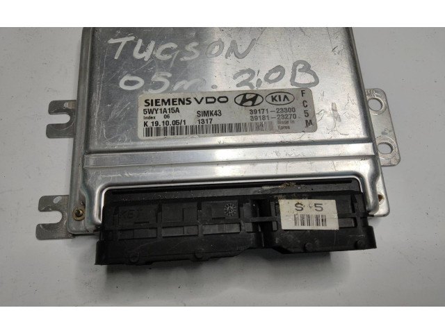 Řídící jednotka 3917123300, 3918123270   Hyundai Tucson JM 2005