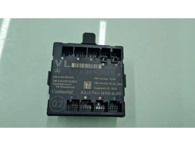 Řídící jednotka A1669000318, MODULOELECTRONICO   Mercedes-Benz A W176 2017