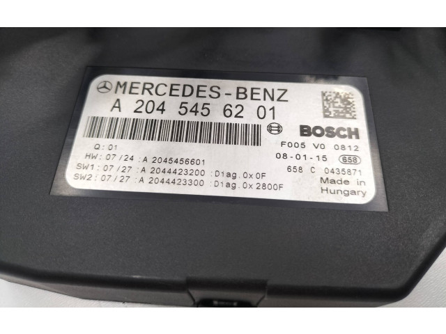   Pojistková skříňka A2045456201, A2045456601   Mercedes-Benz C W204 2007