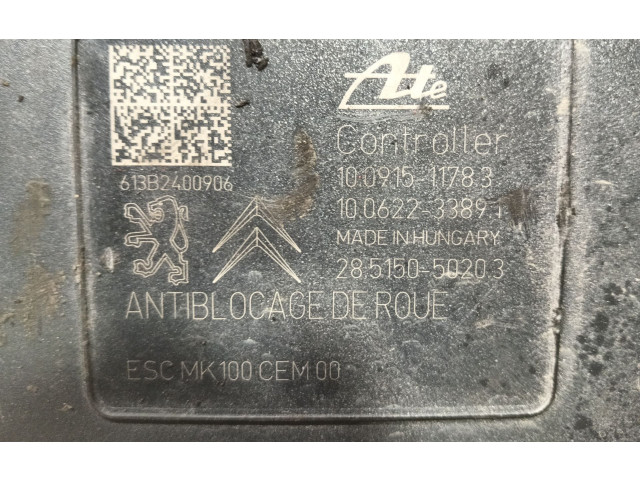 Jednotka ABS 1610134480, 9806891780   Peugeot 208 2014