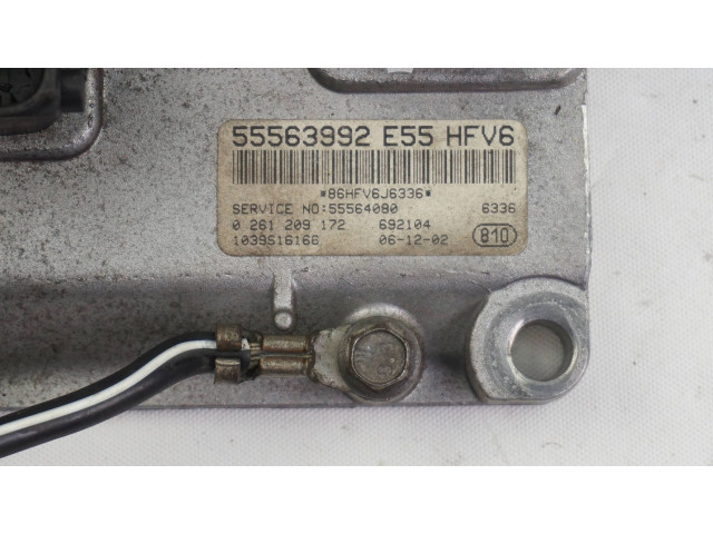 Блок управления двигателем Блок управления 55563992, 0261209172   Saab 9-3 Ver2