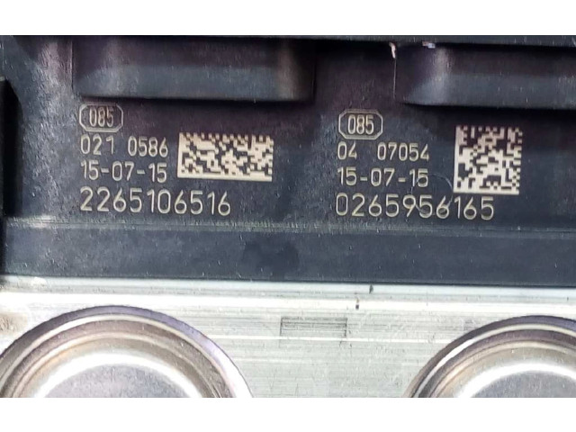 Jednotka ABS 2265106516, 0265956165   Nissan Pulsar 2015