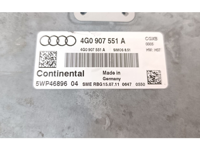 Блок управления двигателя 4G0907551A, 5WP4689604   Audi A6 S6 C7 4G