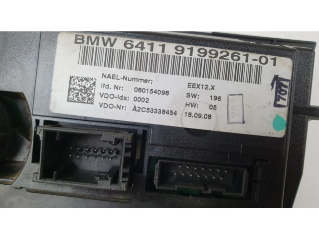Блок управления климат-контролем 9199261   BMW 3 E92 E93
