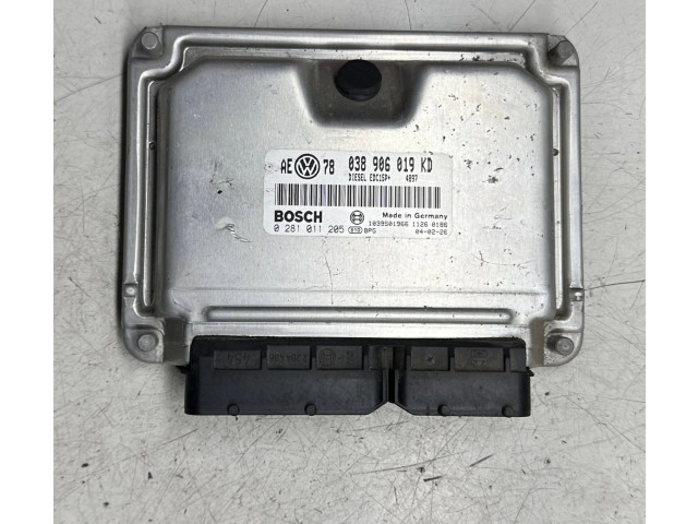 Řídící jednotka 0281011205, 038906019KD   Volkswagen PASSAT B5.5 2004