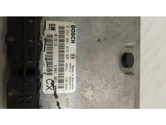 Блок управления двигателя 09136119, 28SA3873   Opel Vectra B