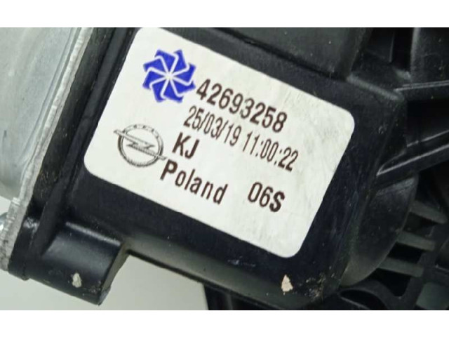 Электрический механизм для подъема окна без двигателя 42693258, 42693258   Opel Mokka X