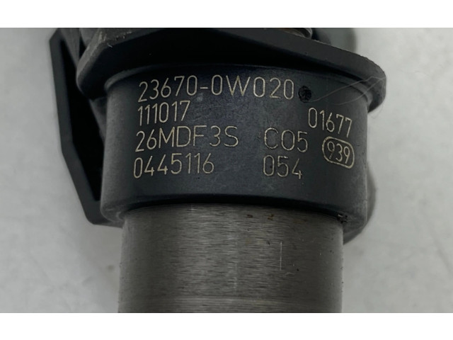 Vstřikovač 236700W020, 111017   Toyota Auris 150     