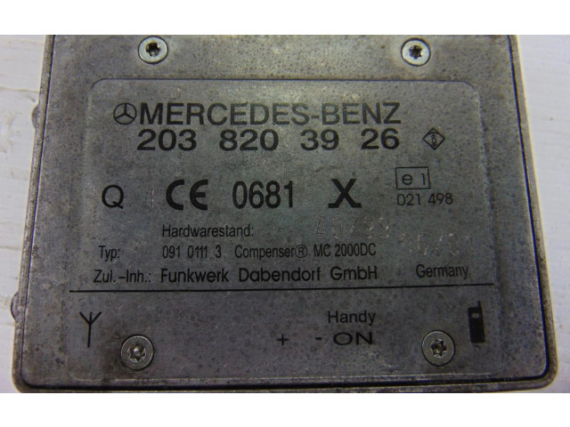 Řídící jednotka 2038203926   Mercedes-Benz C W203 