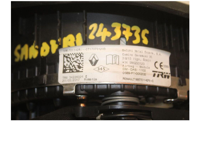 Подушка безопасности водителя 986701142R   Dacia Sandero