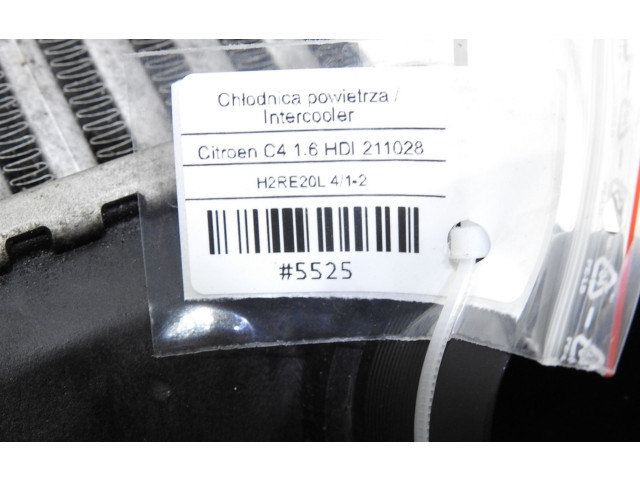 Интеркулер  9648551880   Citroen C4 I 1.6