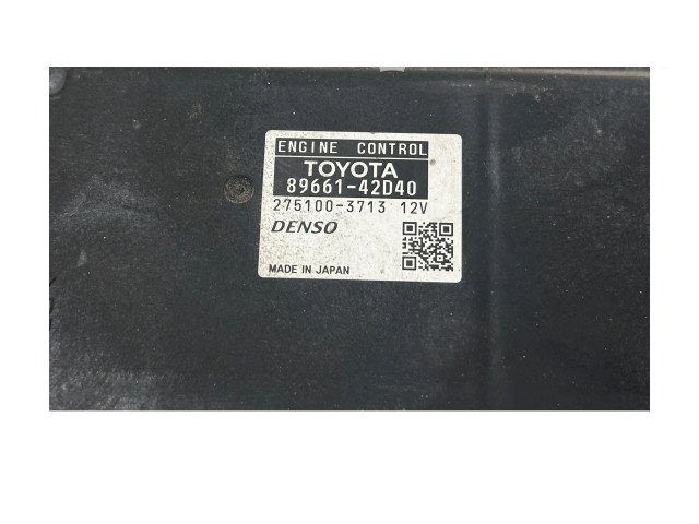Řídící jednotka 8966142D40, 2751003713   Toyota RAV 4 (XA20) 2004