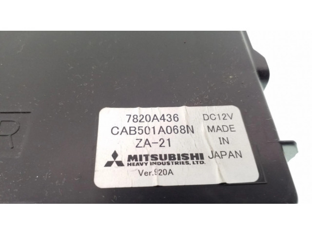 Блок управления климат-контролем 7820A436, CAB501A068N   Mitsubishi Outlander