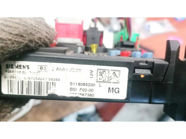   Pojistková skříňka S118085200, 9649811480   Citroen C2 2005