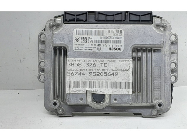 Řídící jednotka 9665674480, 0281014729   Peugeot 5008 2009