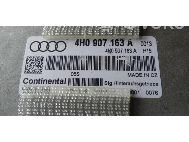 Блок управления редуктора коробки передач (раздатки) 4H0907163A   Audi A8 S8 D4 4H