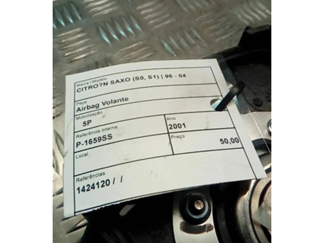 Подушка безопасности водителя 1424120   Citroen Saxo