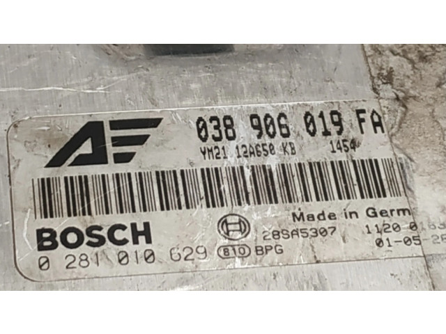 Блок управления двигателя 038906019FA, 0281010629   Ford Galaxy