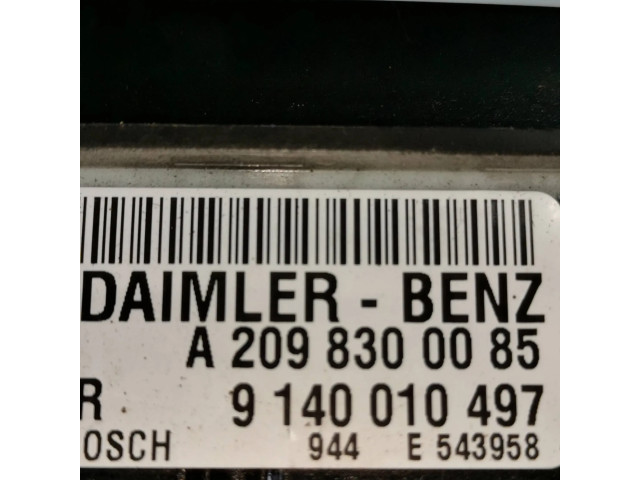 Блок управления климат-контролем A2098300085, E543958   Mercedes-Benz C W203