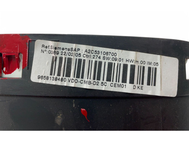 Přístrojová deska  Peugeot 407 2006 9658138480  