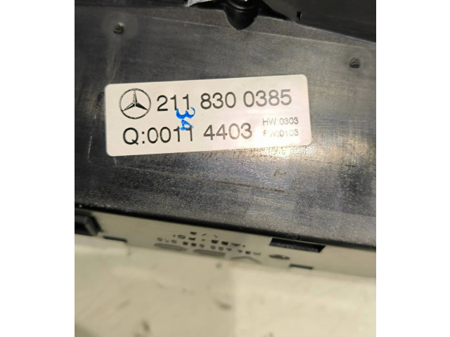 Блок управления климат-контролем 2118300385, 00114403   Mercedes-Benz E W211