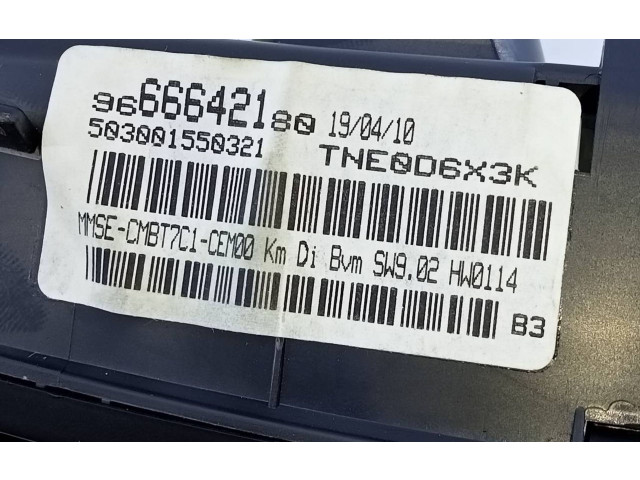 Přístrojová deska  Peugeot 308 2007 9666642180, 503001550321  