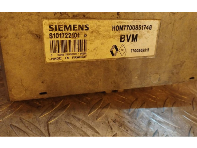 Řídící jednotka S101722101   Renault Safrane 