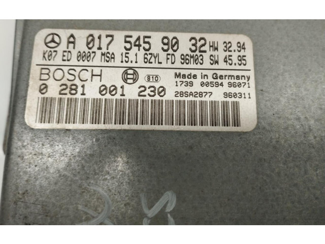 Řídící jednotka A0175459032   Mercedes-Benz E W210 2000