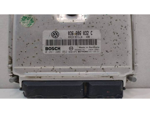 Блок управления двигателя 036906032C, 0261206852   Volkswagen New Beetle