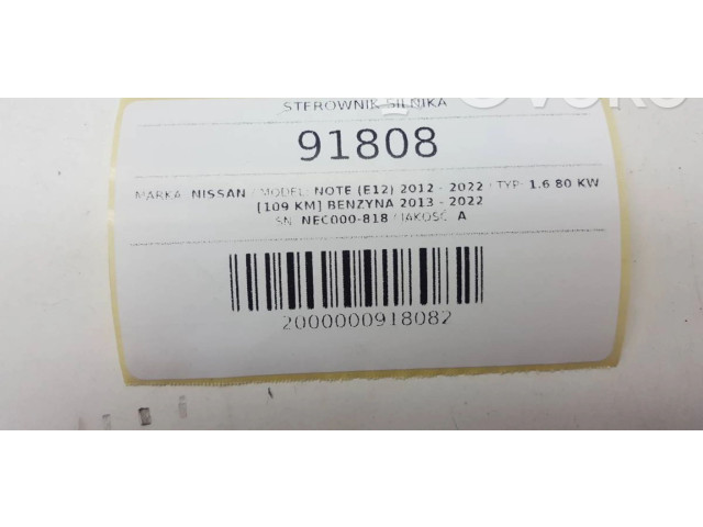 Řídící jednotka NEC000-818   Nissan Note (E12) 2014