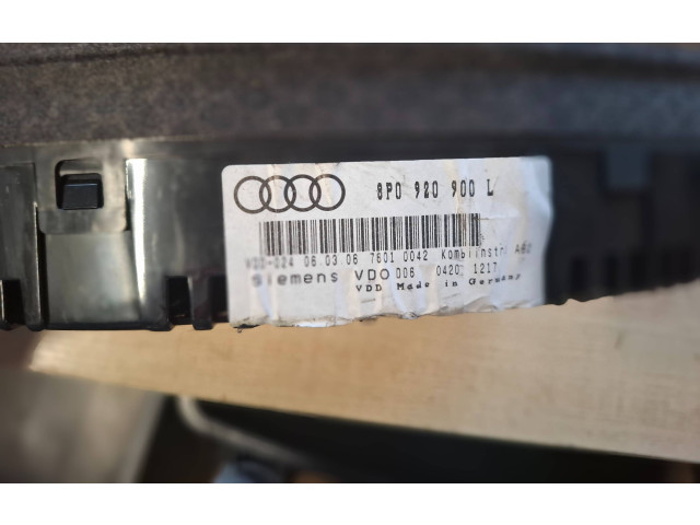 Přístrojová deska  Audi A3 S3 8P 2006 8P0920900L  