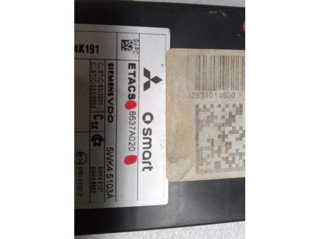 Řídící jednotka 8637A020   Mitsubishi Colt 2004