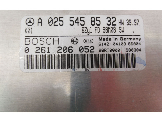Řídící jednotka A0255458532, 0261206052   Mercedes-Benz CLK A209 C209 
