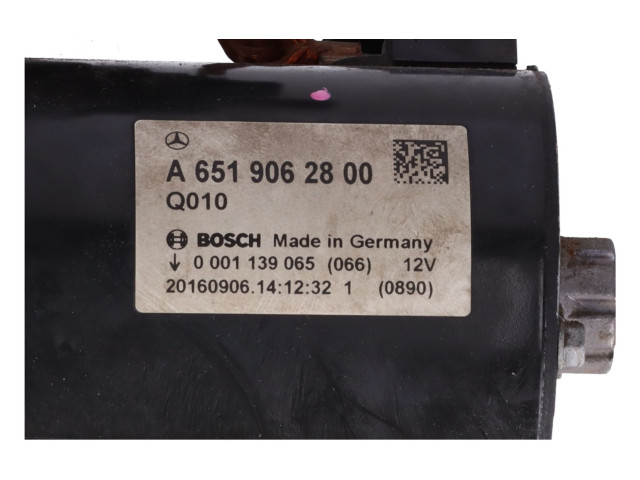 Řídící jednotka A6519062800   Mercedes-Benz C W205 2016