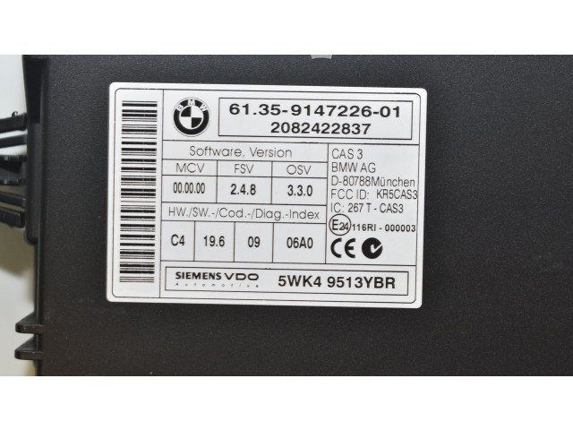 Řídící jednotka 7823420, 9147226   BMW 1 E82 E88 2008
