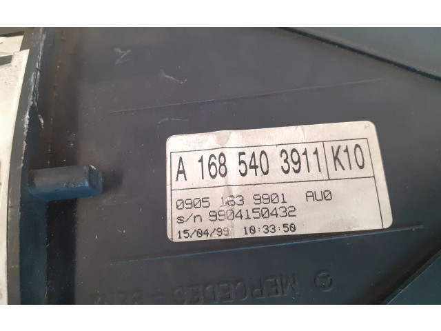 Přístrojová deska  Mercedes-Benz A W168 1999 A1685403911  