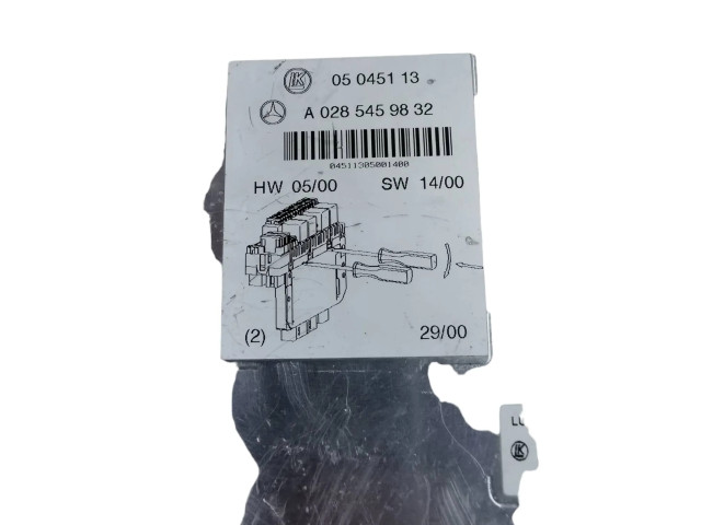   Pojistková skříňka A0285459832, 05045113   Mercede-Benz S W220 2001