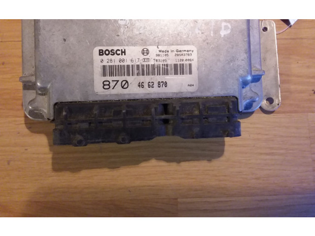 Řídící jednotka 0281001617, 4662870   Saab 9-3 Ver1 2000