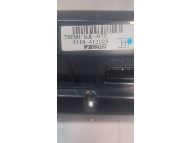 Блок управления климат-контролем 79600SJDG52, 4119413039   Honda FR-V