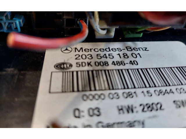   Pojistková skříňka 2035451801, 5DK00848640   Mercedes-Benz C W203 2004