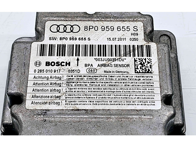 Блок подушек безопасности 8P0959655S   Audi A3 S3 A3 Sportback 8P